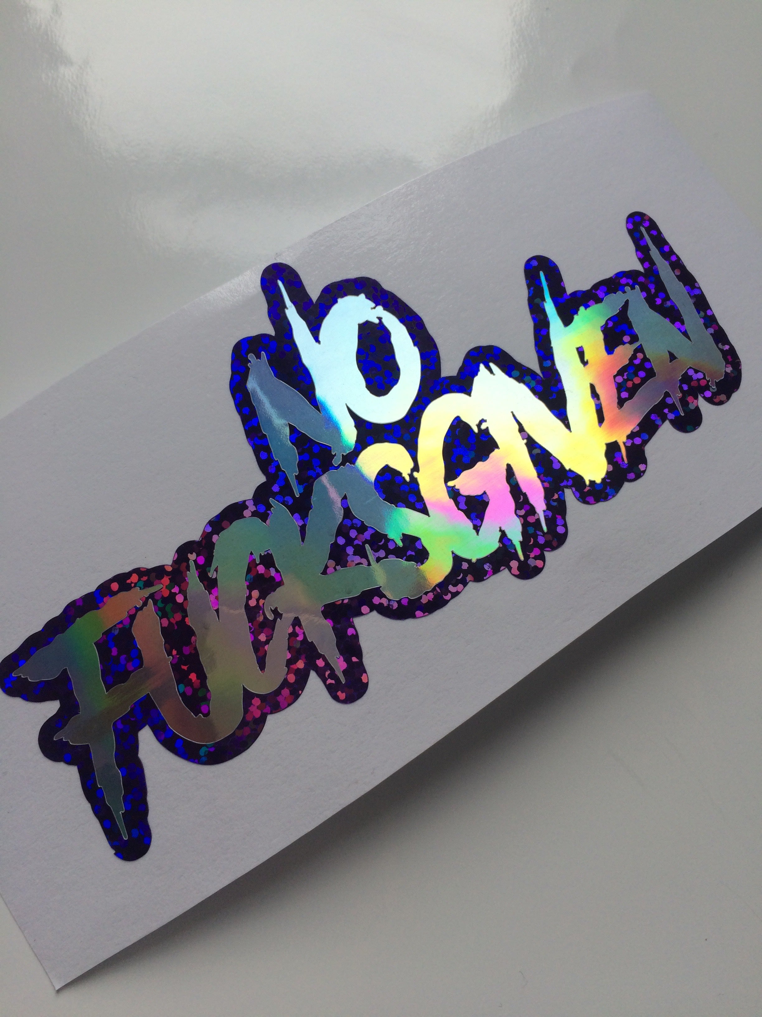 No Fucks Given NoFucksGiven Vinyl Sticker