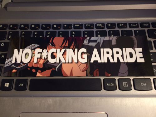 No F*cking Airride Slap Sticker